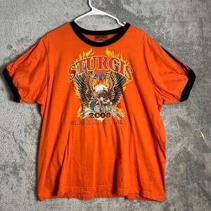 Vintage Sturgis 2008 Biker Graphic T Shirt Streetwear Vibes Streetwear XL Y2K
